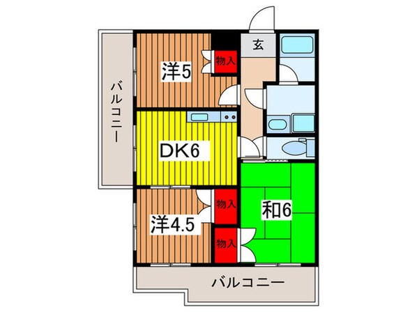 プレステ－ジ大宮の物件間取画像